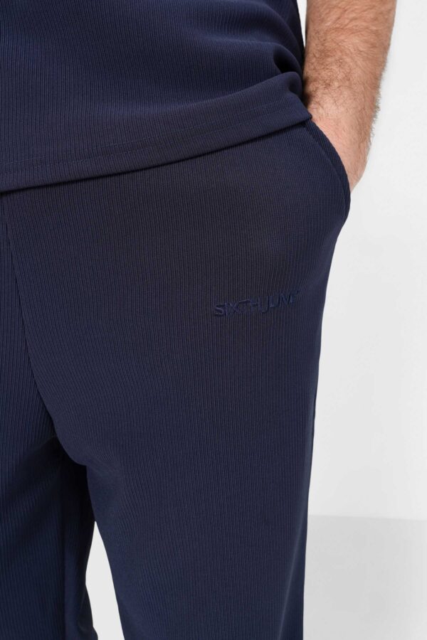 SIXTHJUNE | Pleated Regular pants Dark Blue - Image 2