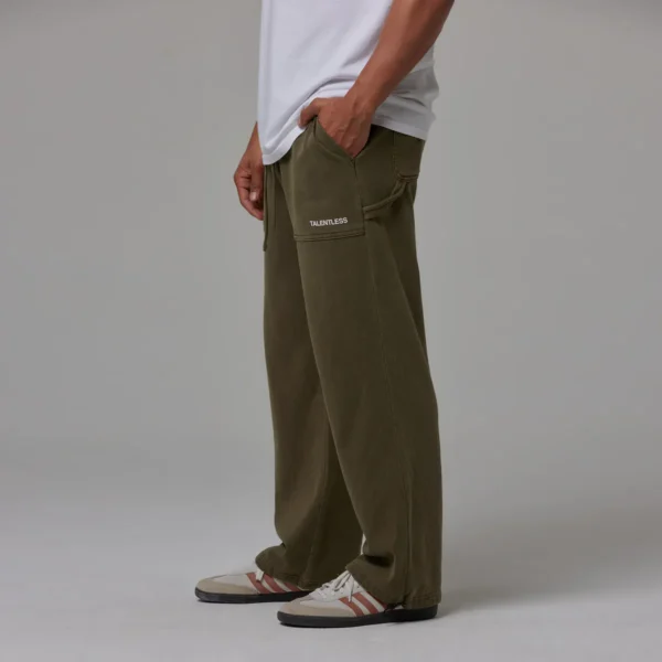 TALENTLESS | CARPENTERS SWEATPANTS - MILITARY - Image 2