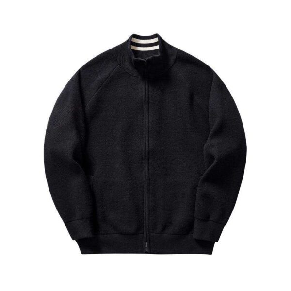 SEASHELL | WOOL JACKET _ BLACK