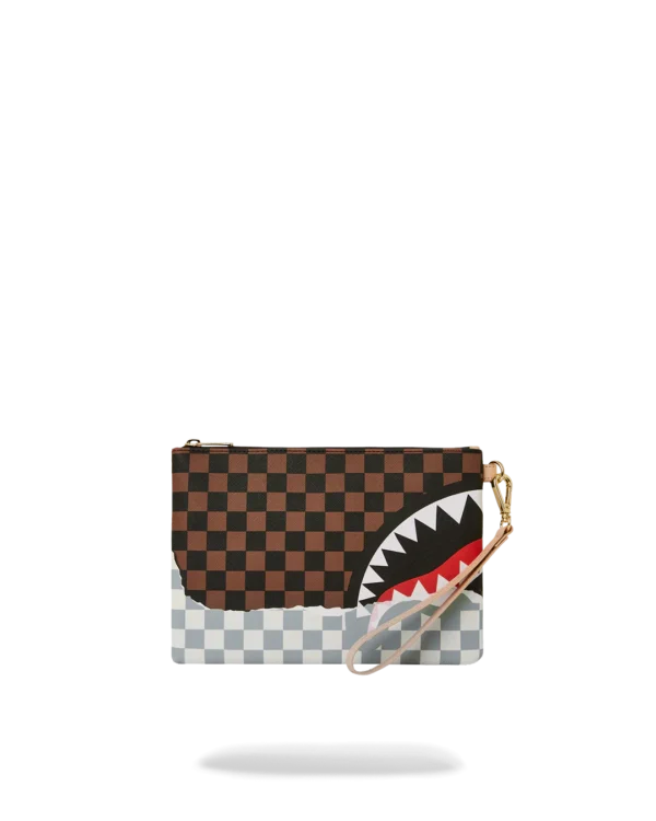 SPRAYGROUND | BROWN TEAR AWAY CROSS OVER CLUTCH