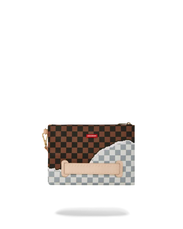 SPRAYGROUND | BROWN TEAR AWAY CROSS OVER CLUTCH - Image 2