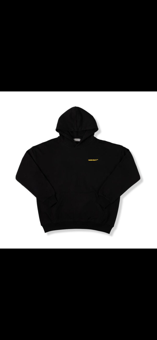 TWISTED REALITY | EST 1999 YELLOW LOGO / BLACK HOODIE