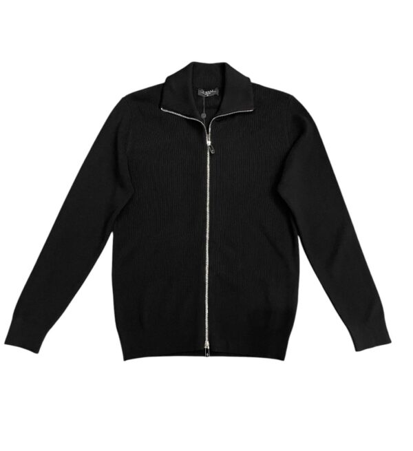 CELSO | LI COLLAR  HALF ZIP BLACK