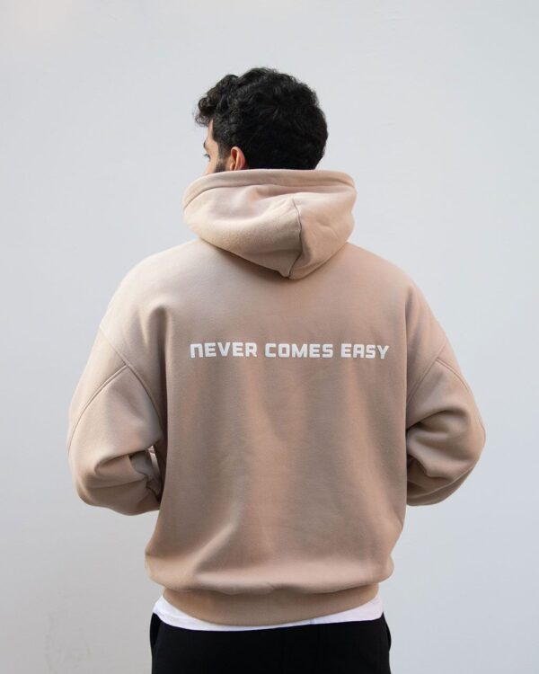 EVOLVE | HEAVY HOODIE BEIGE - Image 2