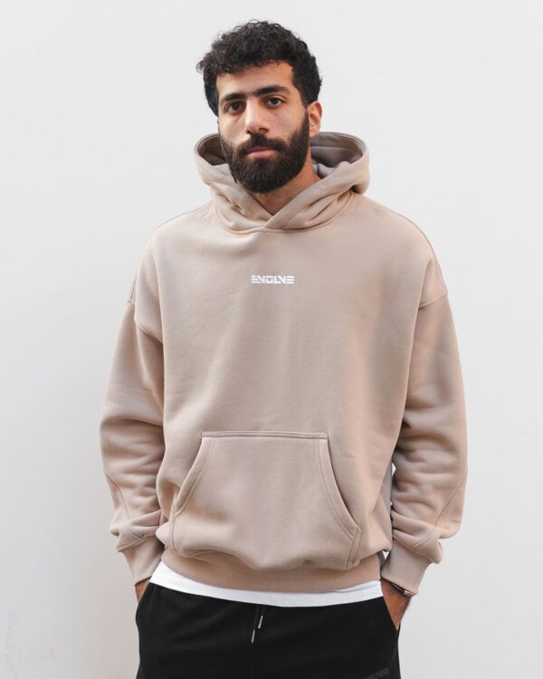 EVOLVE | HEAVY HOODIE BEIGE