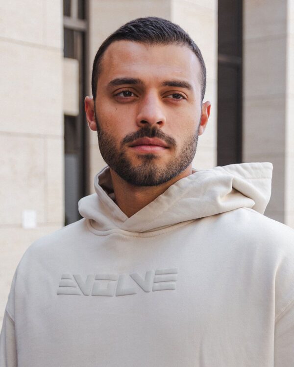 EVOLVE |  OFF WHITE HOODI - Image 3