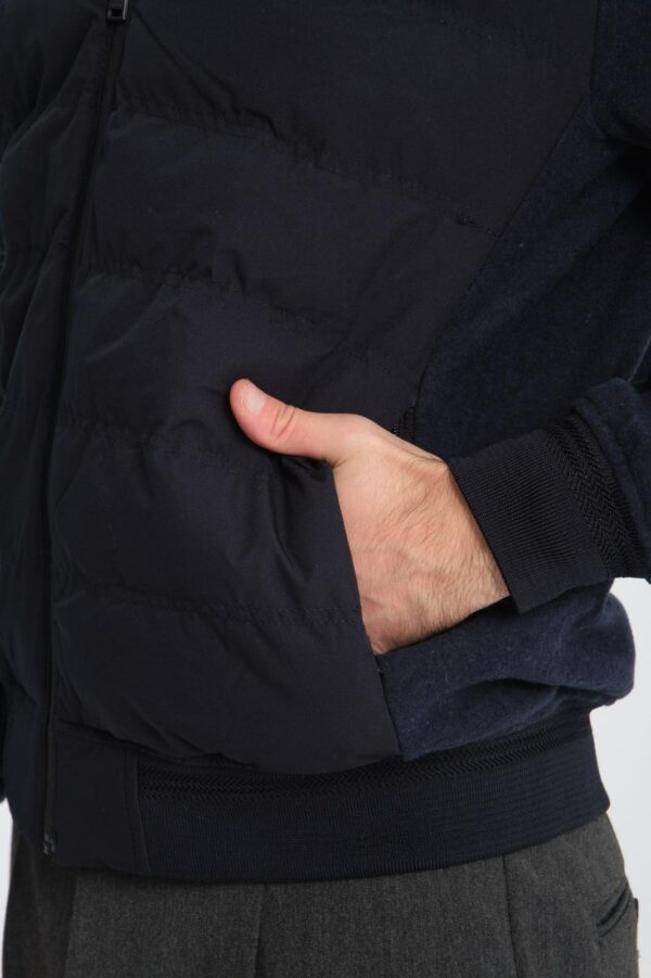 CELSO | FUNNEL NECK JACKET NAVY - Image 2