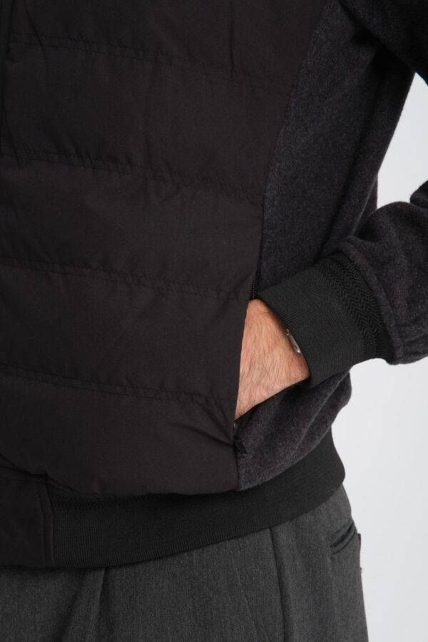 CELSO | FUNNEL NECK JACKET BLACK - Image 2