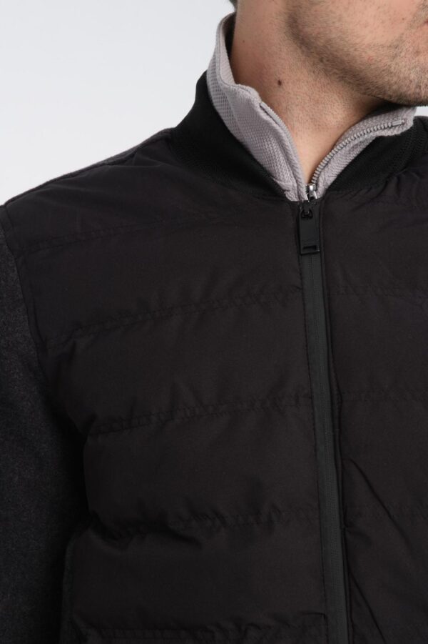 CELSO | FUNNEL NECK JACKET BLACK - Image 3