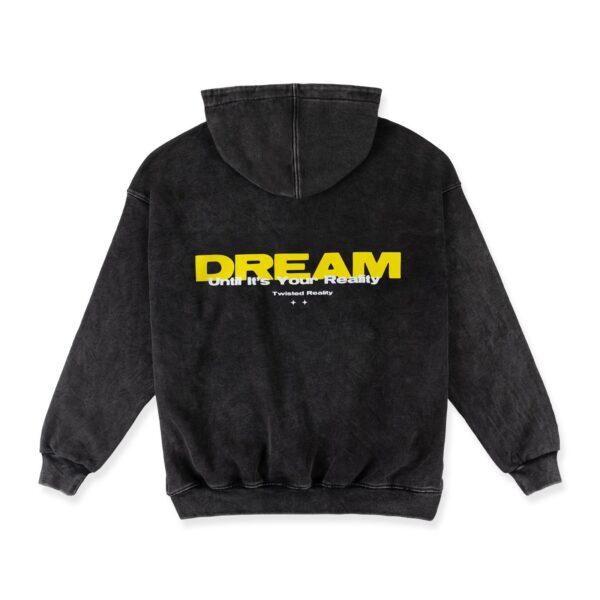 TWISTED REALITY | DREAM HOODI WASHED BLACK