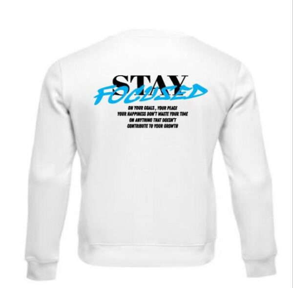 FEELING | STAY FOCUSED SWEATSHIRT WHITE - Image 2