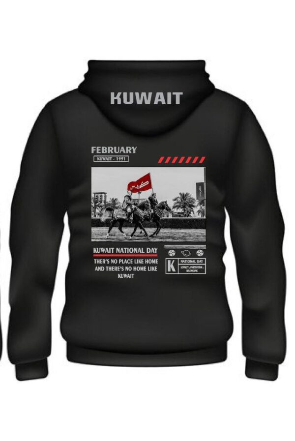 FEELING | KUWAIT FLAG BLACK HOODI