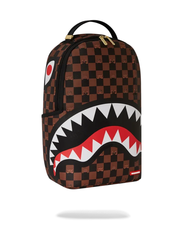 SPRAYGROUND | PEEKING CHARACTER CHECK DLXR BACKPACK - Image 2