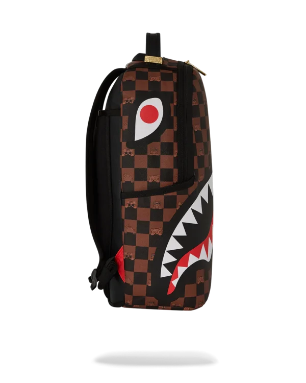 SPRAYGROUND | PEEKING CHARACTER CHECK DLXR BACKPACK - Image 3