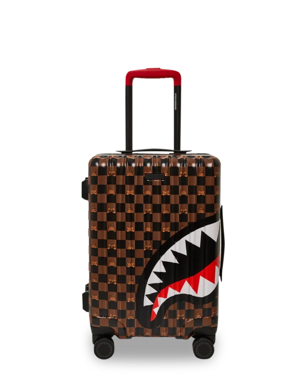 SPRAYGROUND | PEEKING CHARACTER CHECK CARRY ON HARD LUGGAGE - Image 2