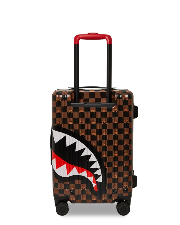 SPRAYGROUND | PEEKING CHARACTER CHECK CARRY ON HARD LUGGAGE - Image 4